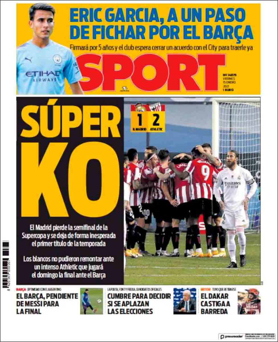 Portada Sport.