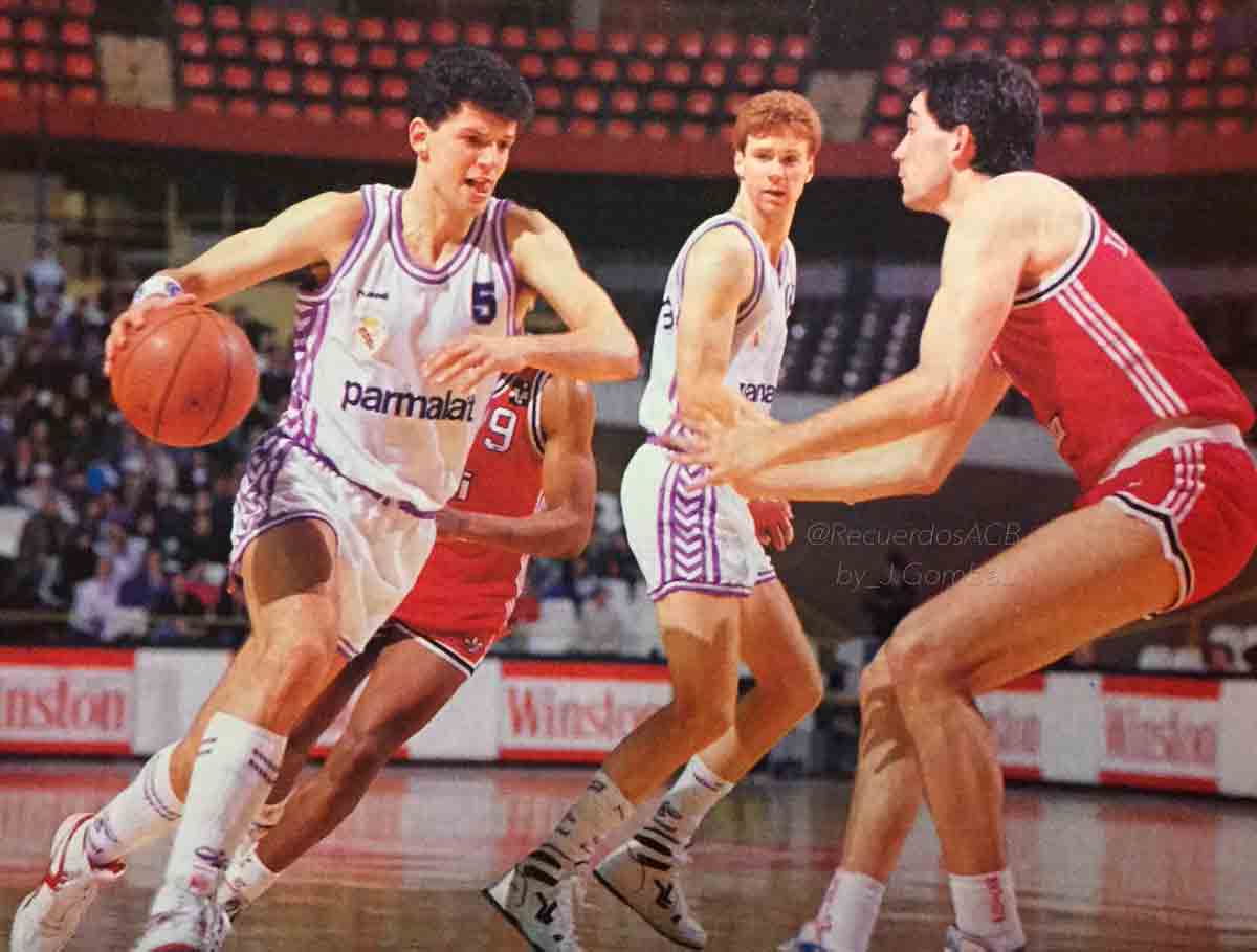 Real Madrid balonceto Petrovic Johnny Rogers
