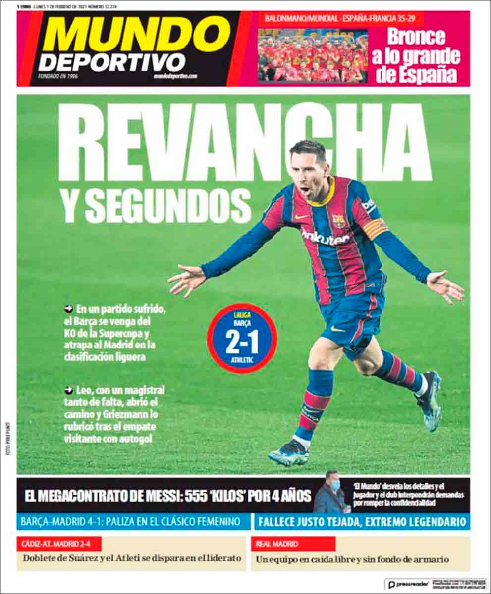 Portada Mundo Deportivo