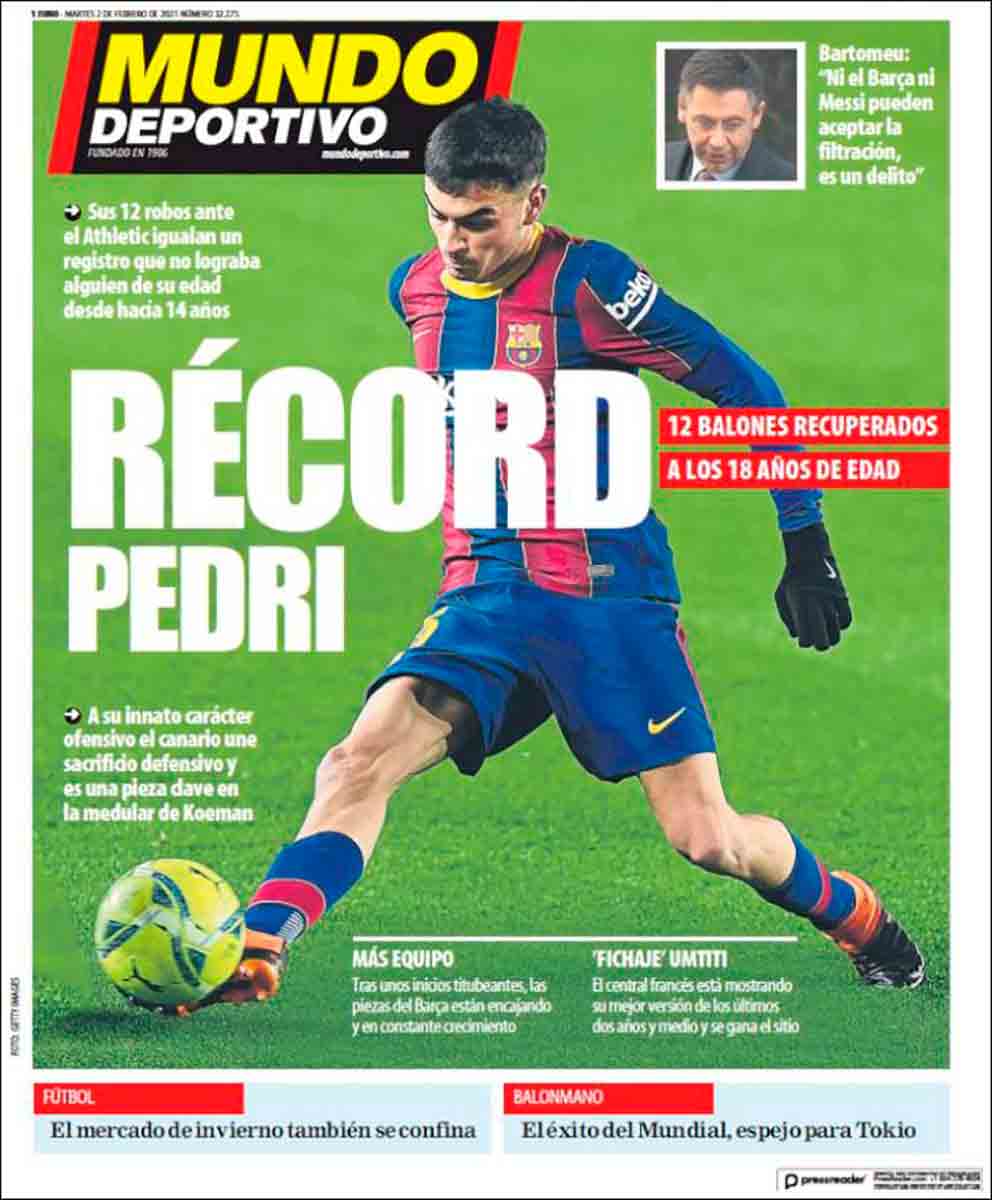 Portada Mundo Deportivo