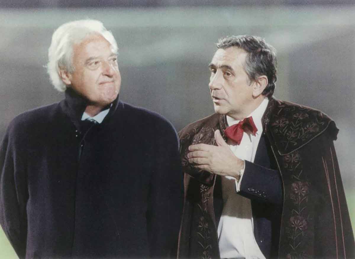 Chencho Arias con Ramón Mendoza