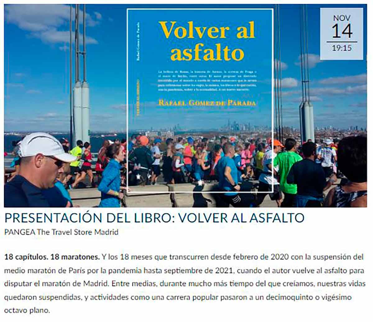 Volver al asfalto
