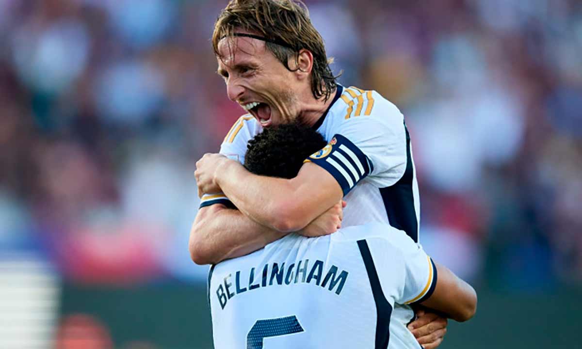 Lukita Modric y Jude Bellingham