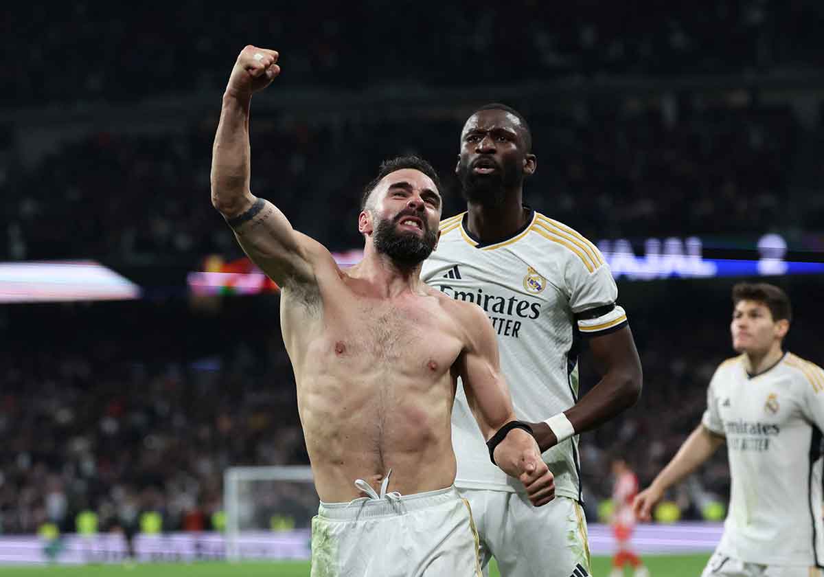 Carvajal y Rüdiger frente al Almería