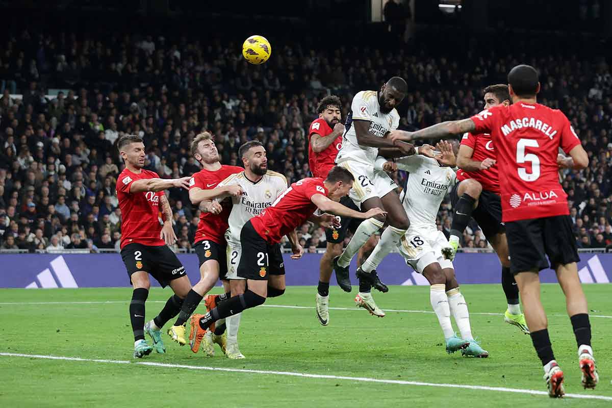 Gol de Rüdiger al Mallorca