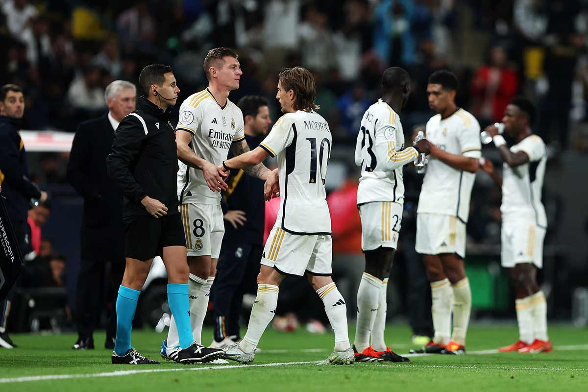 Kroos sustituye a Modric
