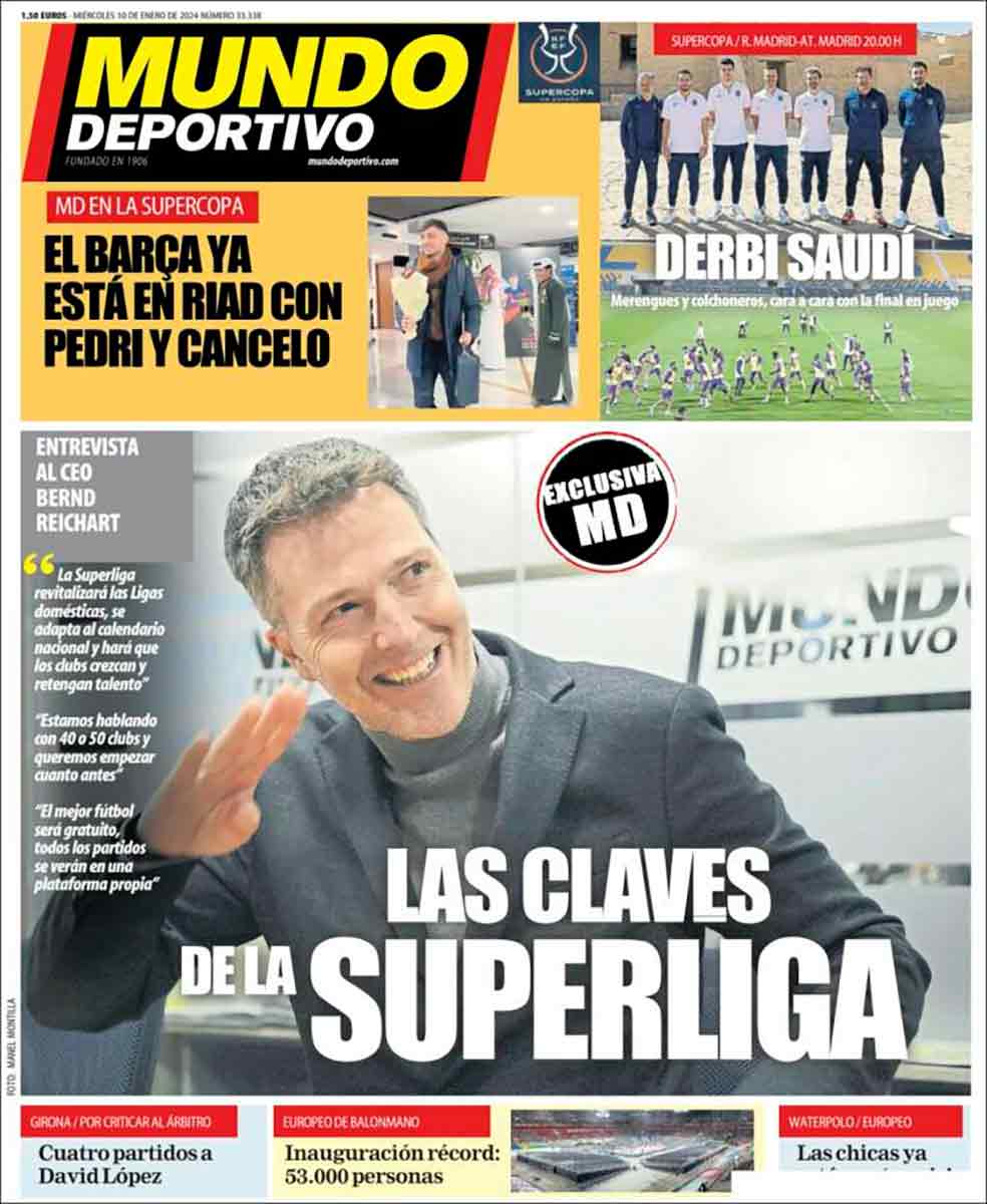 Portada Mundo Deportivo