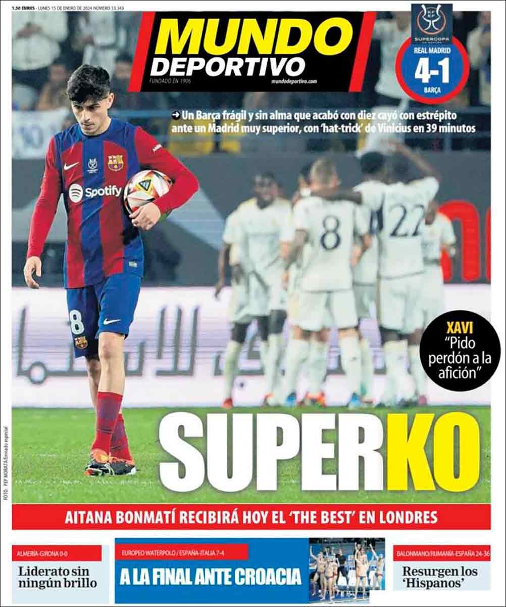 Portada Mundo Deportivo