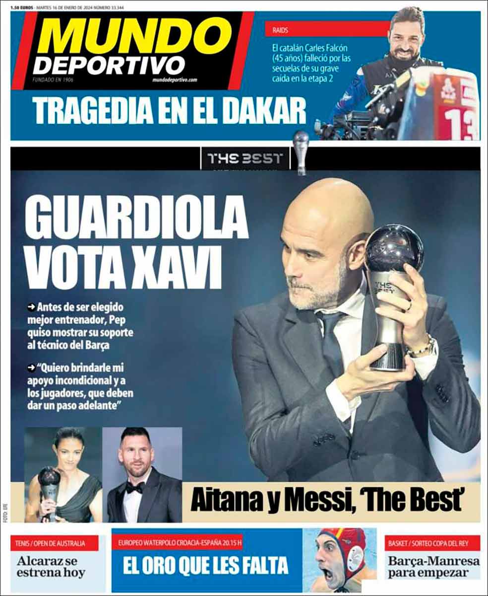 Portada Mundo Deportivo