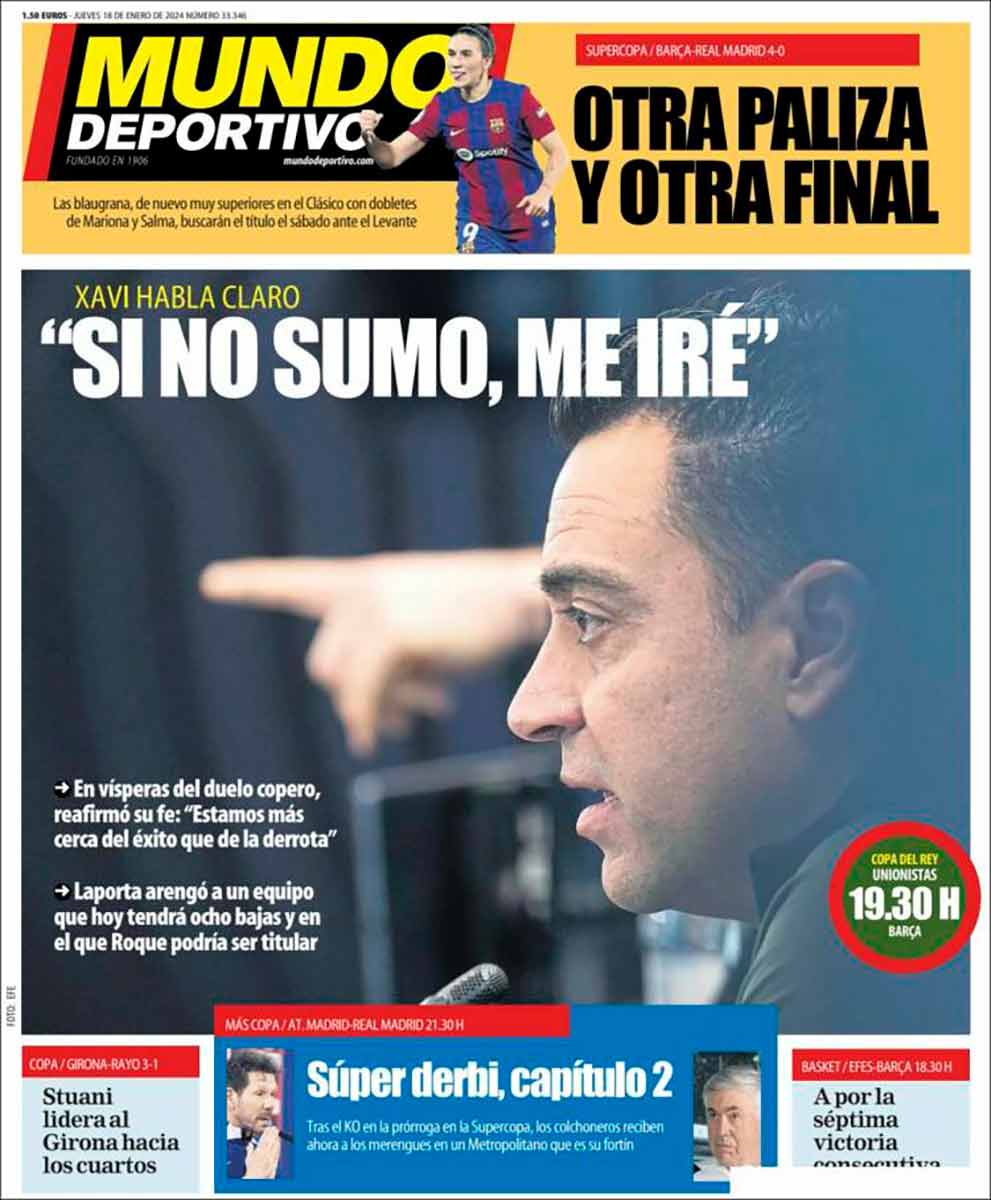 Portada Mundo Deportivo