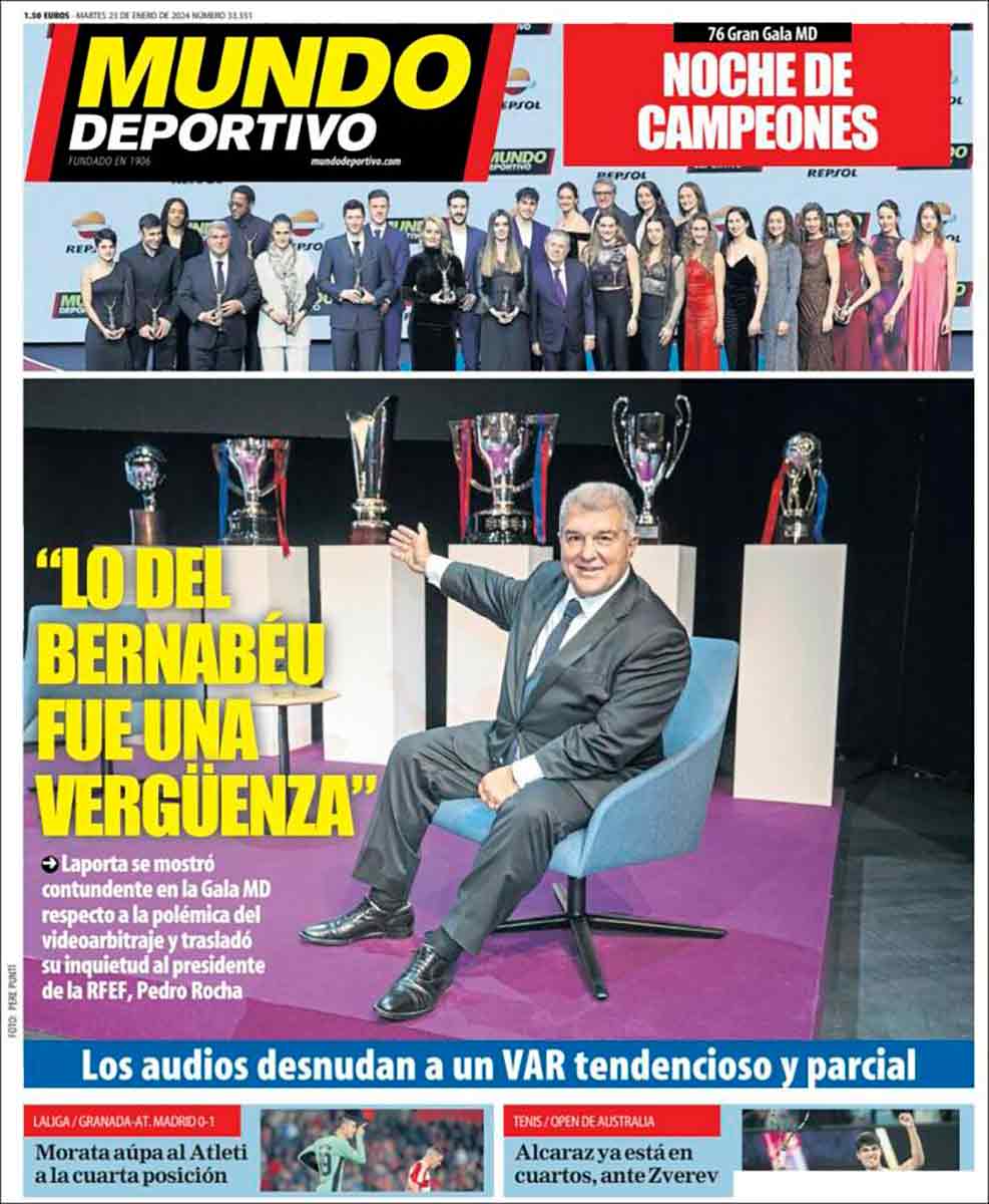 Portada Mundo Deportivo