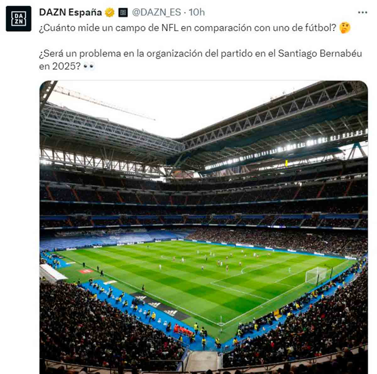 Dazn cubierta