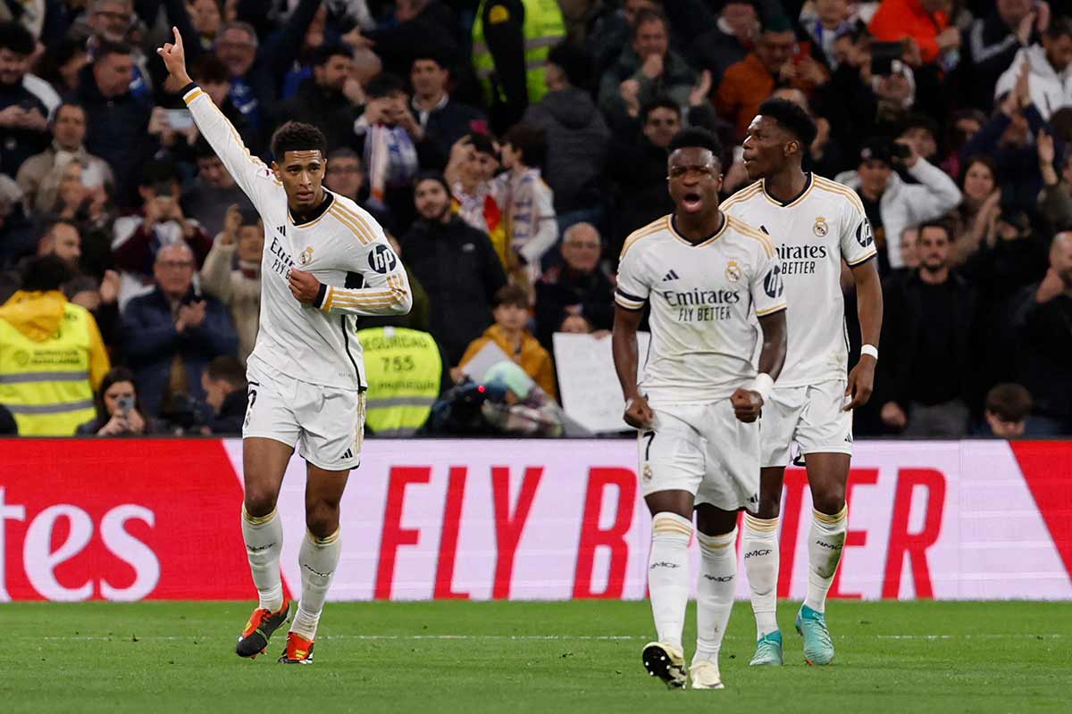 Bellingham, Vinícius y Tchouaméni frente al Girona