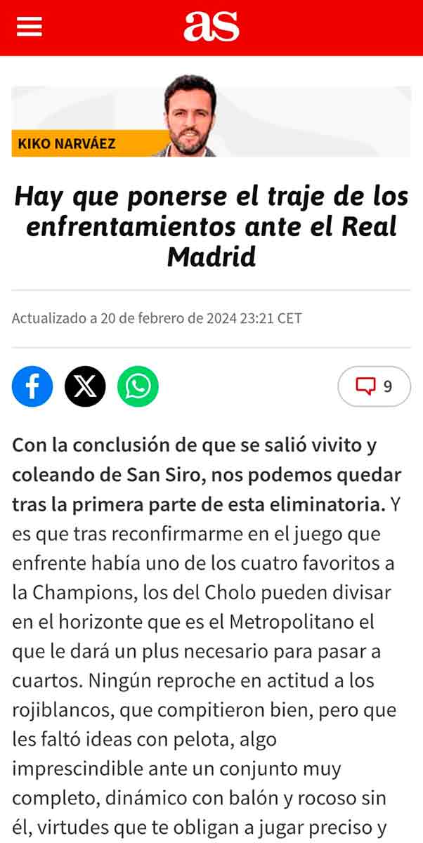 Kiko Narvaez en As