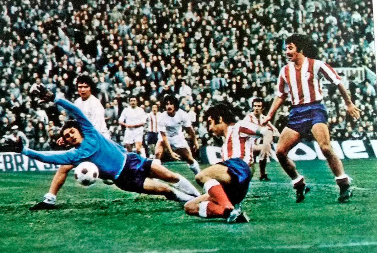 Miguel Ángel frente al Atleti