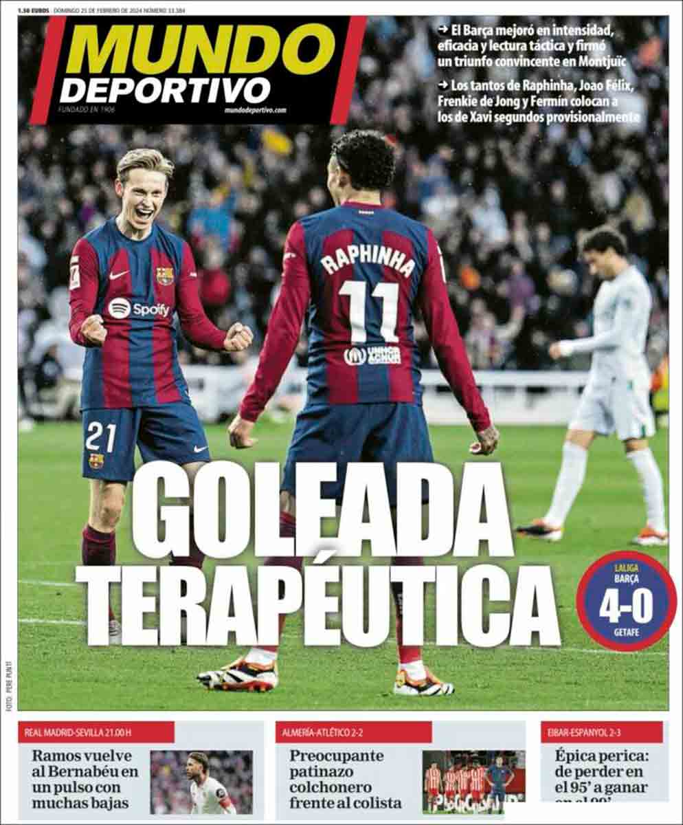 Portada Mundo Deportivo 25-02-24