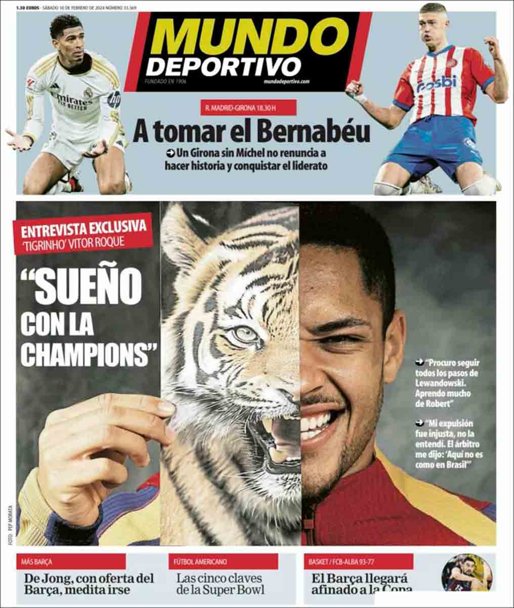 Portada Mundo Deportivo 10-02-24
