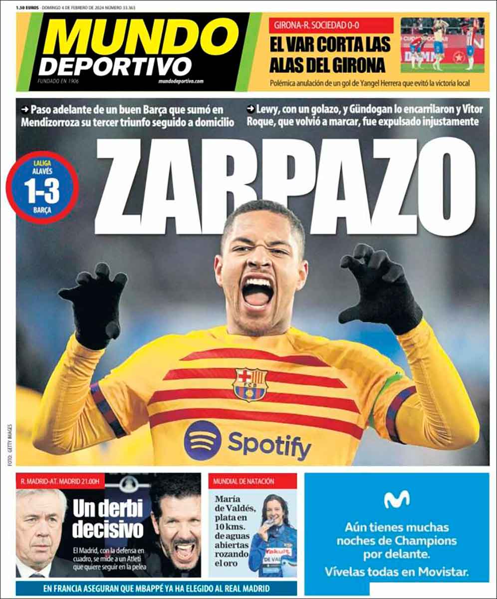 Portada Mundo Deportivo
