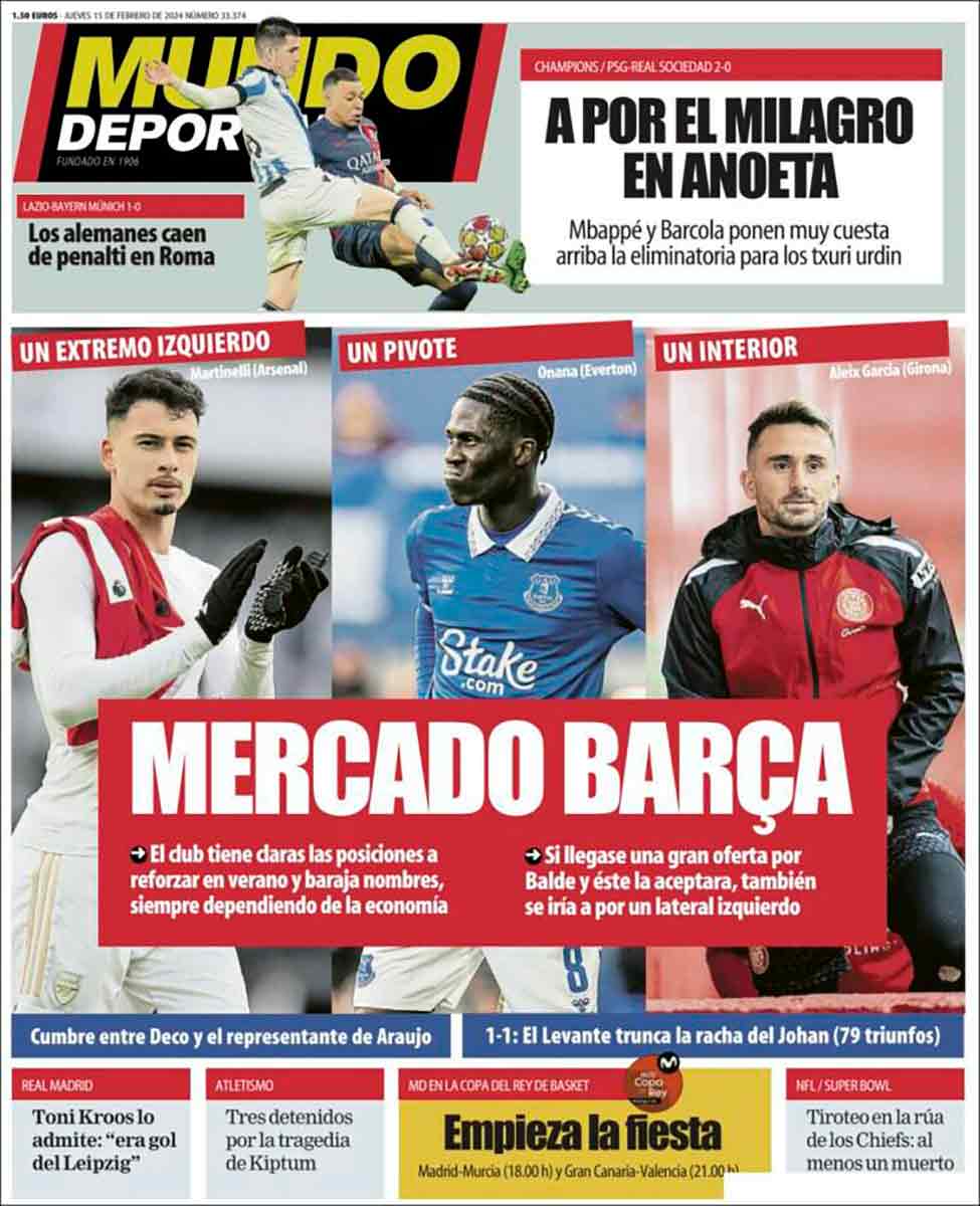 Portada Mundo Deportivo