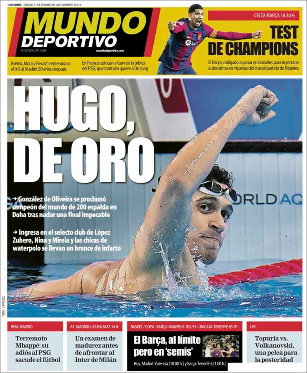 Portada Mundo Deportivo