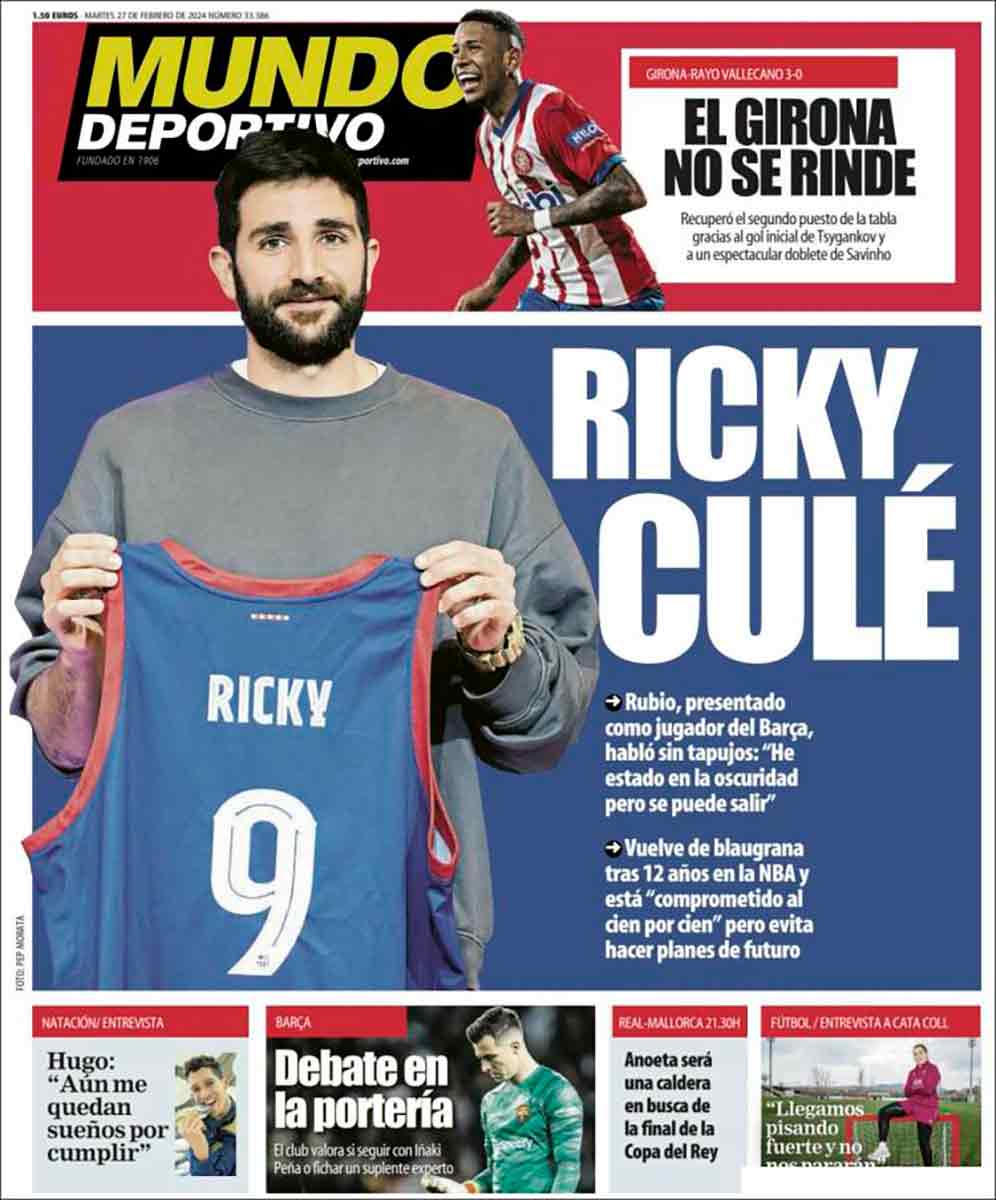Portada Mundo Deportivo