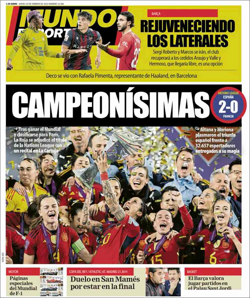 Portada Mundo Deportivo