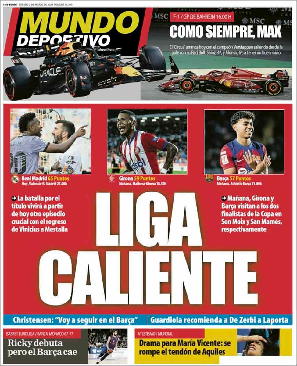 Portada Mundo Deportivo