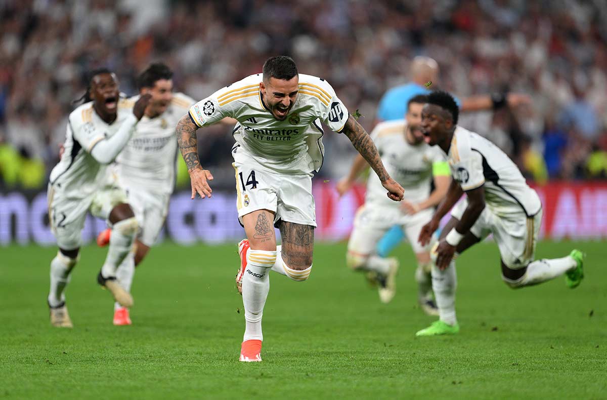 Joselu, Vini, Brahim, Camavinga y Nacho
