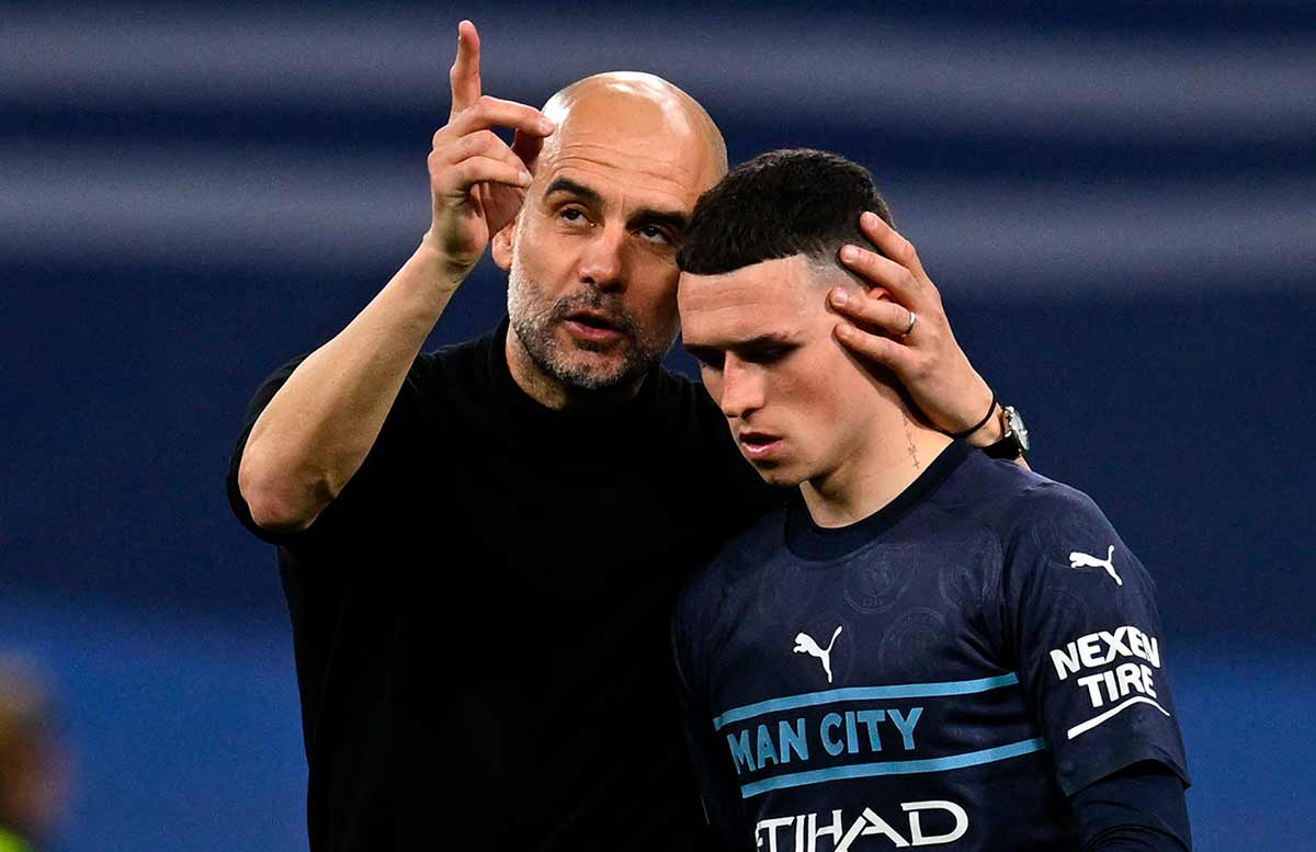 Guardiola y Foden