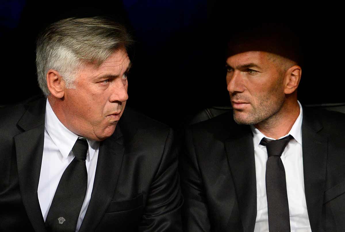 Ancelotti y Zidane