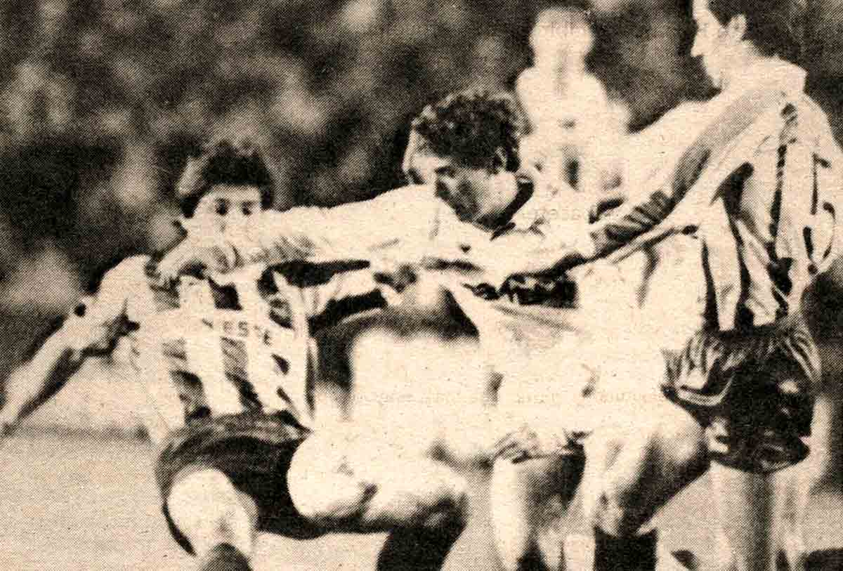 Butragueño entre Górriz y Gajate. 1988