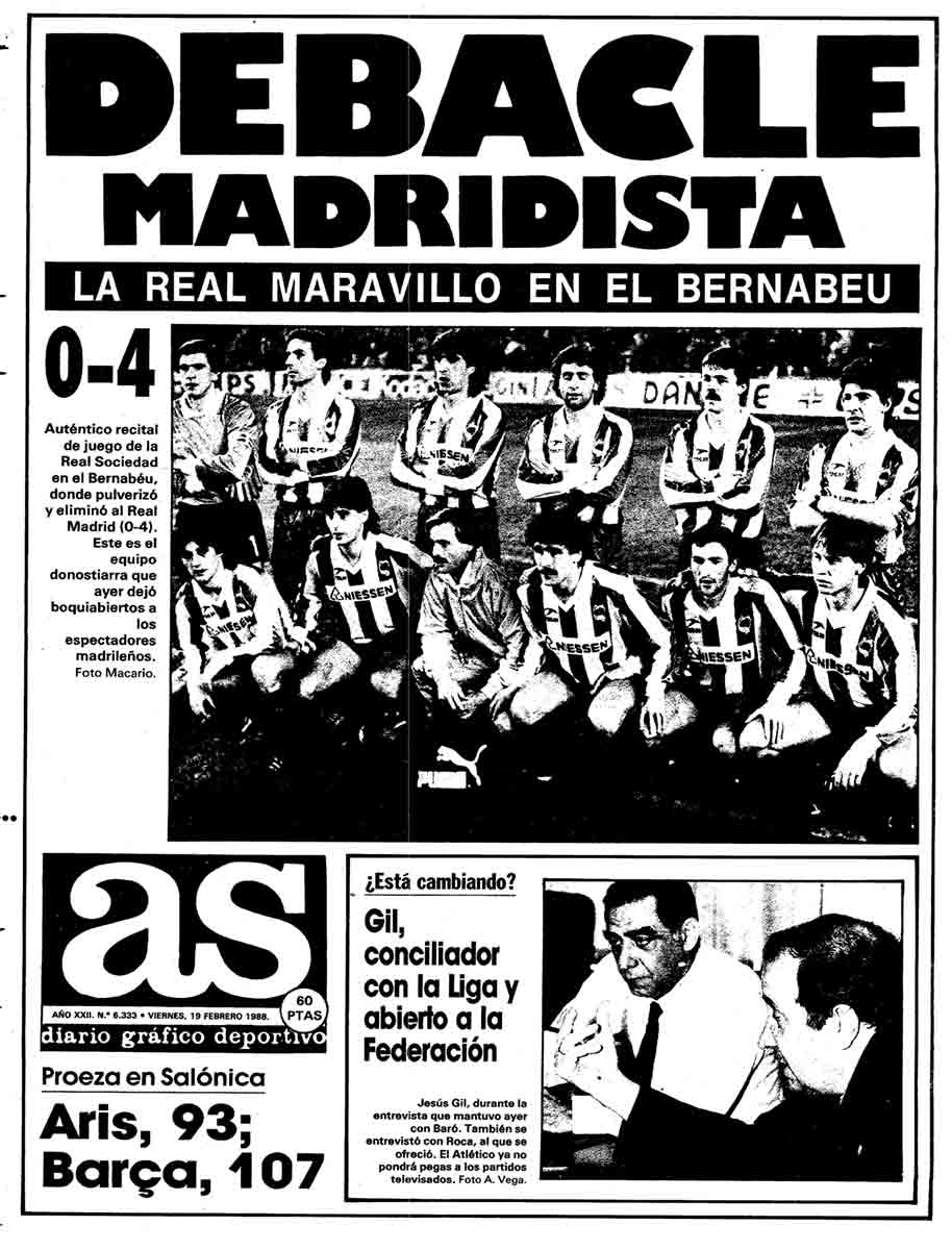 Portada de As tras la vuelta. 1988