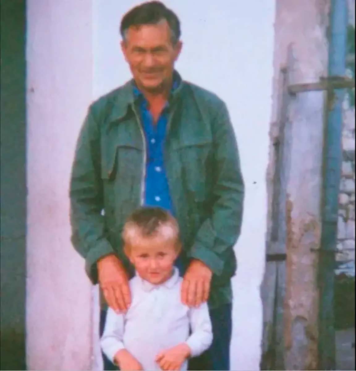 Modric con su abuelo
