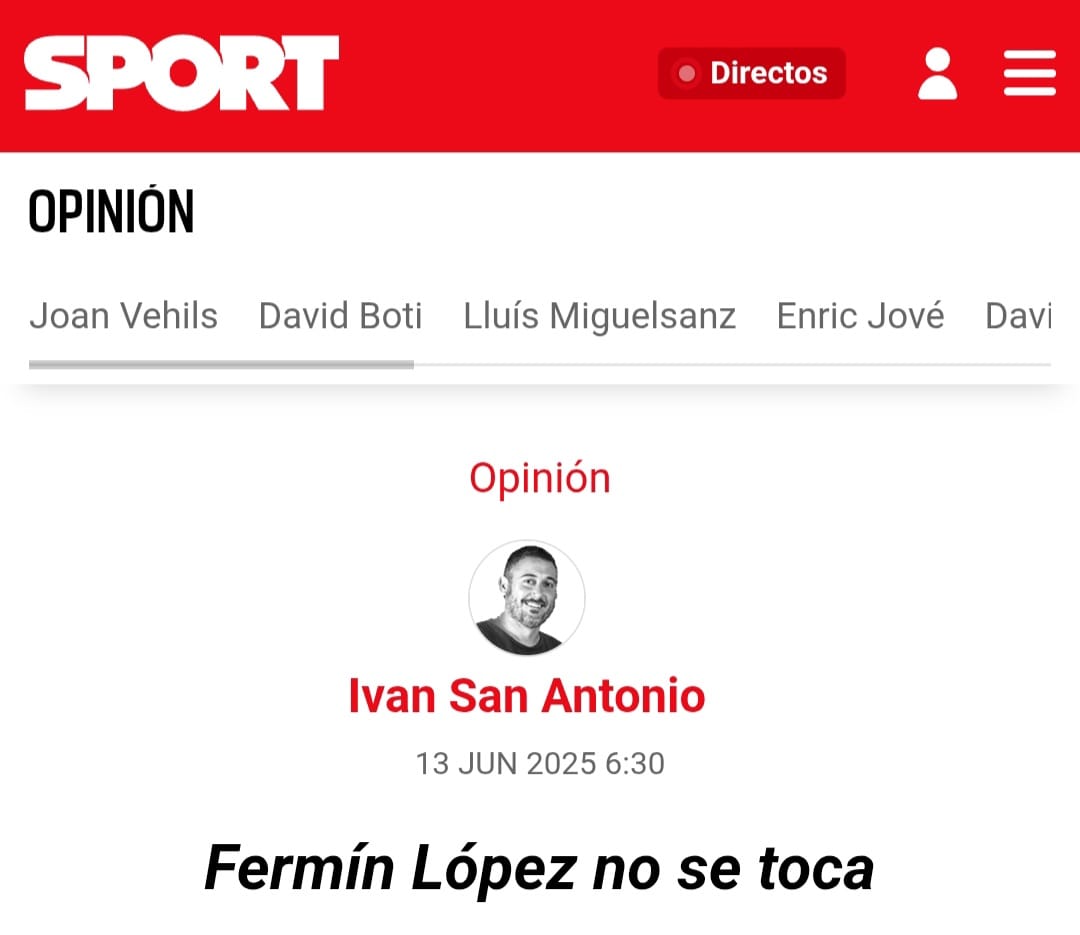 Iván San Antonio. Fermín no se toca
