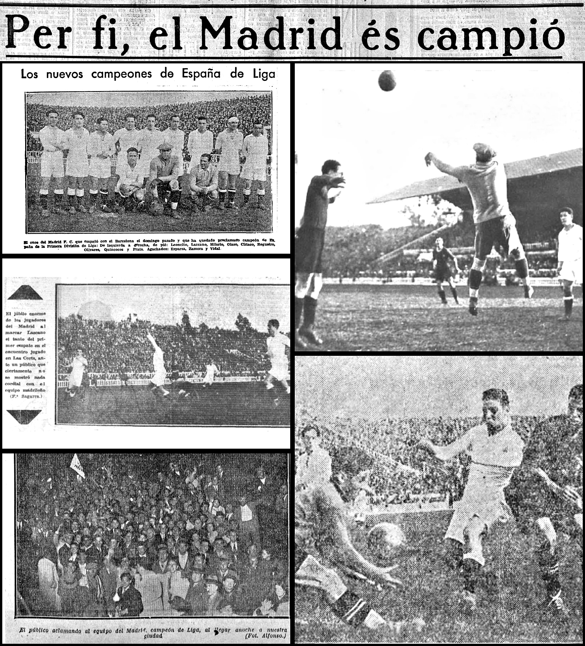 El Madrid, campeón en Les Corts