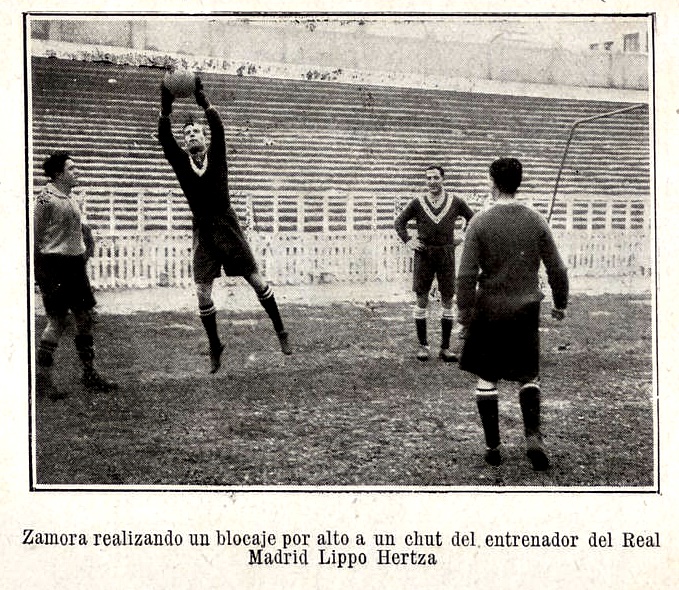 Hertzka entrenando a Zamora